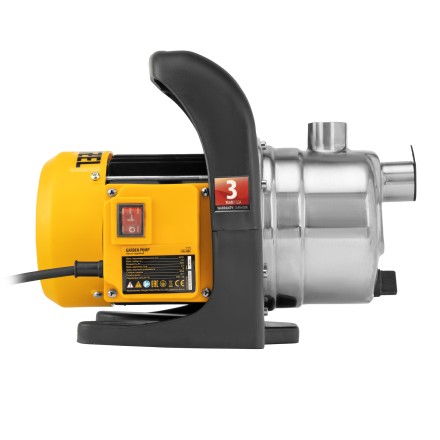 Садовый поверхностный насос Denzel GPL800Х 97302, 800 Вт, 3200 л/ч, подъем 42 м, нержавейка купить в Надыме