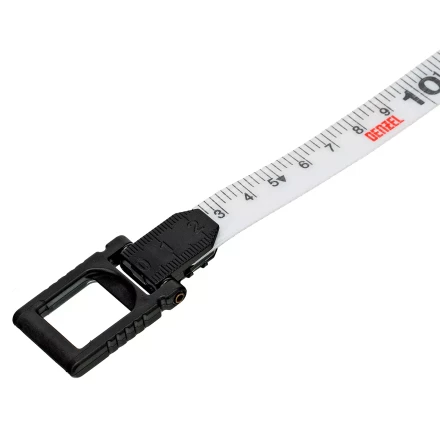 Рулетка геодезическая Denzel 30 м х 15 мм, закрытый корпус, фиберглассовая лента 31291 купить в Надыме