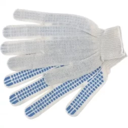 Перчатки х/б с ПВХ Протектор 36г 10кл 10пар/уп 67806