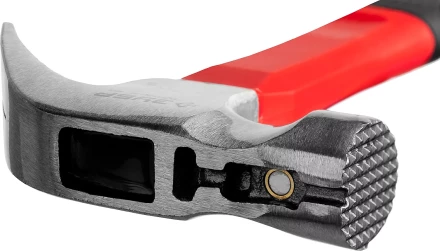 Молоток-гвоздодер ЗУБР "МАСТЕР", боек c магнитом и фиберглассовой рукояткой, 450 г 20356-450 купить в Надыме