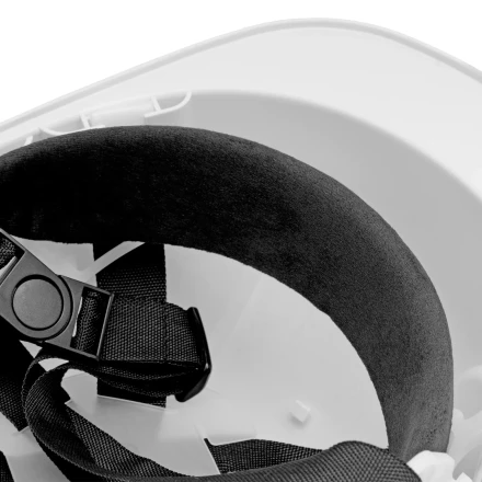 Каска защитная ударопрочная Denzel 89204, ABS/PC, плавная регулировка, модель «Форвард» (К-05),белая купить в Надыме