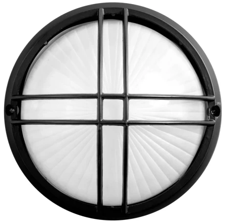 Светильник уличный СВЕТОЗАР "ОРБИТА" влагозащищенный, цвет черный, 60Вт SV-57311-B купить в Надыме