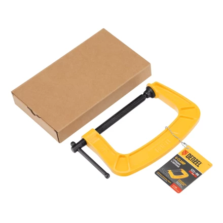 Струбцина G-образная Denzel, усиленная, 125 мм 20644 купить в Надыме