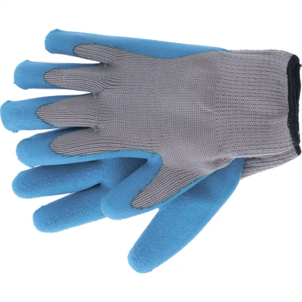 Перчатка двойная утеплённая латексное рельефное покрытие 127 г Сибртех артикул 68611 купить в Надыме