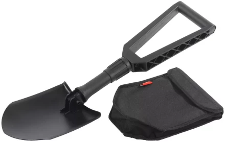 Лопата GRINDA складная, туристическая, в чехле, фиберглассовая рукоятка, 240 / 590 мм 8-421826_z01 купить в Надыме