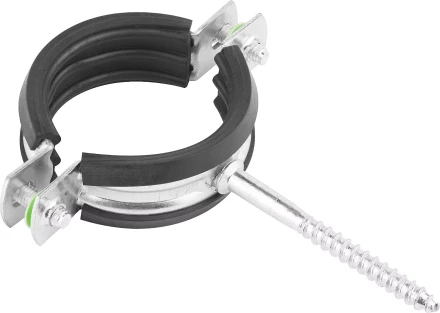 ЗУБР. Хомут трубный оцинкованный, с шурупом, 1 1/2", 1шт 37854-48-53-1 купить в Надыме