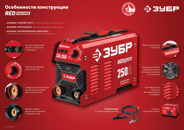 Сварочный инвертор ММА СА-250 серия МАСТЕР купить в Надыме