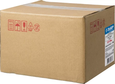 Саморезы СКМ кровельные, RAL 9003 белый, 25 x 5.5 мм, 1 800 шт, для металлических конструкций, ЗУБР 4-300310-55-025-9003 купить в Надыме