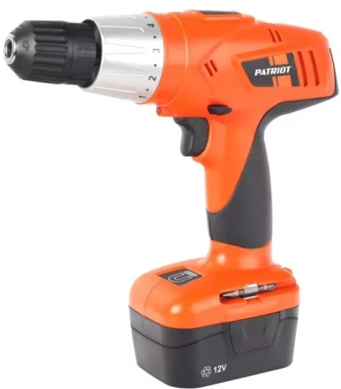 Дрель-шуруповерт аккумуляторная PATRIOT BR 125 в кейсе купить в Надыме