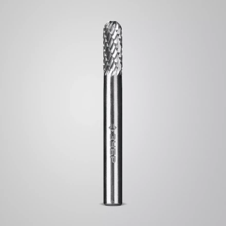 Зубр Твердосплавная борфреза C - цилиндр со сферическим концом, 6 х 16 мм (28802-6-16) купить в Надыме