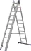 Лестница ЗУБР универсальная, трехсекционная со стабилизатором, 12 ступеней 38831-12 купить в Надыме