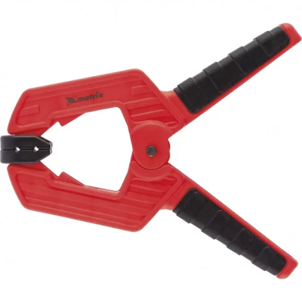 Струбцина клещеобразная 4 усиленная пластиковый корпус двухкомпонентные рукоятки 100 мм Matrix 20794 купить в Надыме