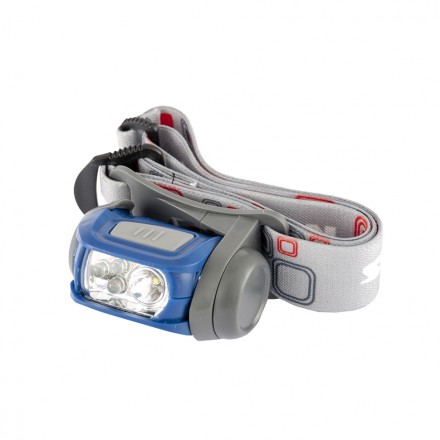 Фонарь налобный Sport ABS пластик CREE XP-E LED 3 Вт 120 Лм + 3 эко Led 8-18 часов 3хААА Stern 90569 купить в Надыме