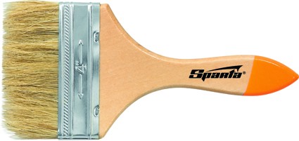 Кисть плоская Slimline 1&quot; (25 мм) натуральная щетина деревянная ручка  SPARTA 824205 купить в Надыме