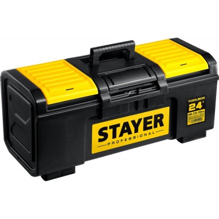 Ящик для инструмента &quot;TOOLBOX-24&quot; пластиковый, STAYER Professional 38167-24 купить в Надыме