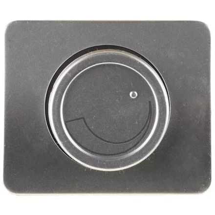 Диммер СВЕТОЗАР "ГАММА" без вставки и рамки, цвет светло-серый металлик, 60-800Вт SV-54142-SM купить в Надыме