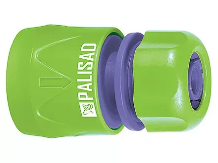 Соединитель пластмассовый быстросъемный для шланга 1/2"  PALISAD 66135 купить в Надыме