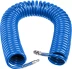 ЗУБР 20 м, 8 х 12 мм, 15 бар, воздушный спиральный шланг с фитингами рапид, Профессионал (6472-20) купить в Надыме