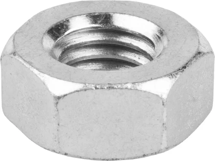 Гайка ЗУБР "МАСТЕР" шестигранная ГОСТ 5927-70, класс прочности 6, оцинкованная,  M10, 5кг 303550-10 купить в Надыме