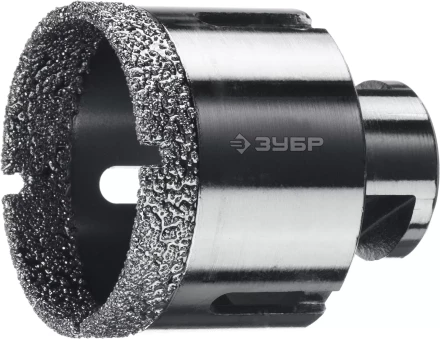 ЗУБР АВК, d 55 мм, (М14, 15 мм кромка), вакуумная алмазная коронка, Профессионал (29865-55) купить в Надыме