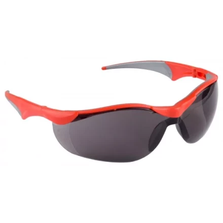 Очки ЗУБР "МАСТЕР" защитные, серые, с зеркальным покрытием, поликарбонатная монолинза с мягкими двухкомпонентными дужками 110322 купить в Надыме