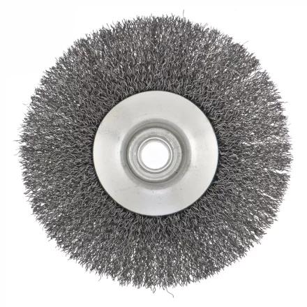 Щетка для УШМ 125 мм М14 "тарелка" витая проволока СИБРТЕХ 746167 купить в Надыме
