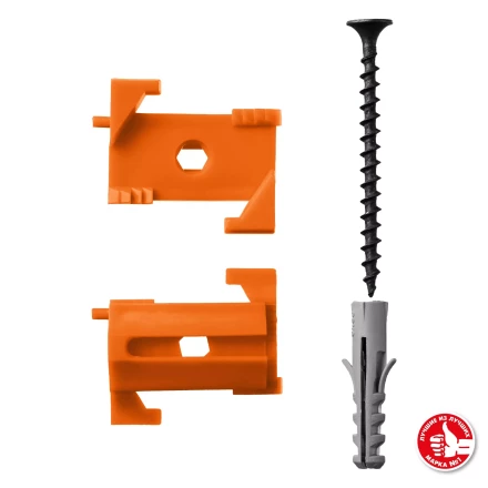 ЗУБР ВИНТ-Н25, 25 шт, набор: СКШМ в комплекте с дюбелем и саморезом (30955-Н25) купить в Надыме