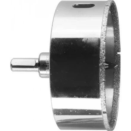 Коронка ЗУБР алмазная в сборе по кафелю, керамике с центрирующим сверлом и имбусовым ключом, зерно 60, 90мм 29850-90 купить в Надыме