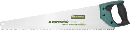 Ножовка для быстрого реза &quot;KraftMax-7&quot; 7 TPI, 500 мм, прямой крупный зуб, рез поперек волокон, для крупных и средних заготовок, KRAFTOOL 15224-55 купить в Надыме
