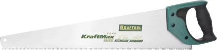 Ножовка для быстрого реза "KraftMax-7" 7 TPI, 500 мм, прямой крупный зуб, рез поперек волокон, для крупных и средних заготовок, KRAFTOOL 15224-55 купить в Надыме