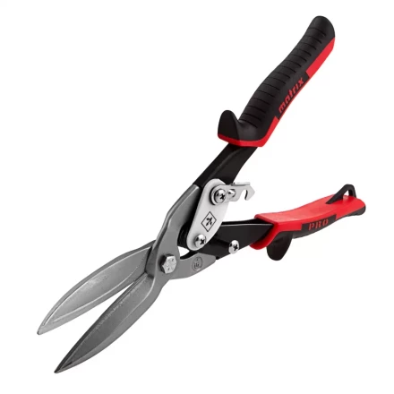 Ножницы по металлу Matrix 78328, удлиненные, 290 мм, прямой рез, CrMo, двухкомпонентные обрезиненные рукоятки, PRO купить в Надыме