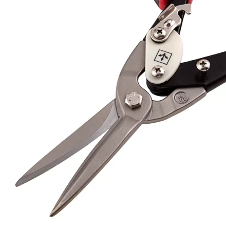 Ножницы по металлу Matrix 78328, удлиненные, 290 мм, прямой рез, CrMo, двухкомпонентные обрезиненные рукоятки, PRO купить в Надыме