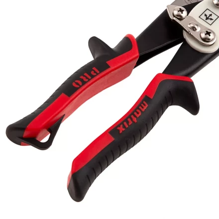 Ножницы по металлу Matrix 78328, удлиненные, 290 мм, прямой рез, CrMo, двухкомпонентные обрезиненные рукоятки, PRO купить в Надыме