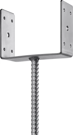 ЗУБР ОС-U, 151 x 120 x 60 мм, U-образное основание столба (310286-150) купить в Надыме