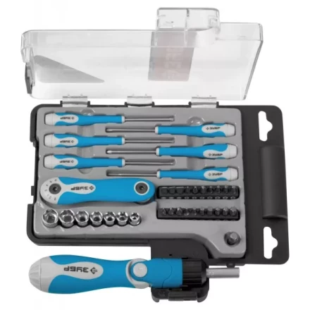 Набор ЗУБР Инструмент "ЭКСПЕРТ" для слесарных и точных работ, отвертки, насадки, имбус.ключи, в пласт.боксе, 41пред. 25293-H41 купить в Надыме