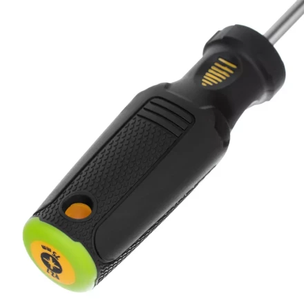 Отвертка PZ1x75 мм, CrV, трехкомпонентная рукоятка Denzel 12205 купить в Надыме