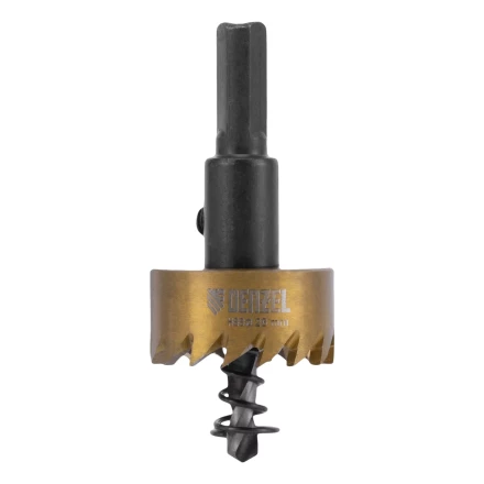 Коронка по металлу HSS, 28 мм, нитридтитановое покрытие Denzel 724106 купить в Надыме