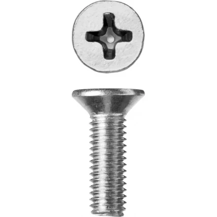 Винт ЗУБР "МАСТЕР" DIN 965, класс прочности 4.8, оцинкованный, M5x16мм, 5кг 303110-05-016 купить в Надыме