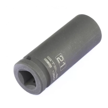 Головка ударная удлиненная шестигранная 21мм 1/2" CrMo Stels 13947 купить в Надыме