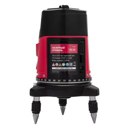 Лазерный уровень MTX CRX-30R, 30 м, красный луч, батарейки, резьба 5/8" 35030 купить в Надыме