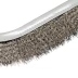 Щетка металлическая с пластмассовой ручкой, нержавеющая проволока Denzel 748287 купить в Надыме