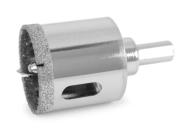 Алмазная коронка MESSER-DIY по стеклу, керамической плитке, керамограниту и мрамору 70мм купить в Надыме