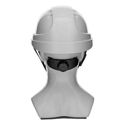 Каска защитная ударопр. Denzel «Форвард» (К-05),ABS/PC,комплект со встроен.очк.ОЧК-05 Форвард,белая 89205 купить в Надыме