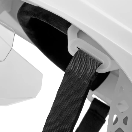 Каска защитная ударопр. Denzel «Форвард» (К-05),ABS/PC,комплект со встроен.очк.ОЧК-05 Форвард,белая 89205 купить в Надыме