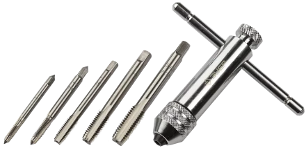 Набор резьбонарезного инструмента на карточке серия МАСТЕР купить в Надыме