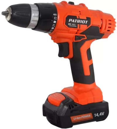 Дрель-шуруповерт аккумуляторная PATRIOT BR 140Li в кейсе купить в Надыме
