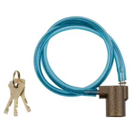 Замок навесной ЗУБР "МАСТЕР" велосипедный, дисковый механизм секрета, ключ 7 PIN, 600мм 3720-6-01_z01 купить в Надыме