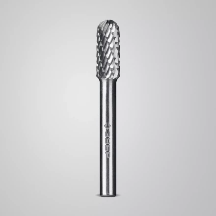 Зубр Твердосплавная борфреза C - цилиндр со сферическим концом, 8 х 20 мм (28802-8-20) купить в Надыме