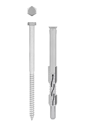 ЗУБР ФД-П 10 x 160 мм, фасадный дюбель, нейлон/цинк, 50 шт (301475-160) купить в Надыме
