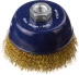 DEXX. Щетка чашечная для УШМ, витая стальная латунированная проволока 0,3мм, 100ммхМ14 35103-100 купить в Надыме